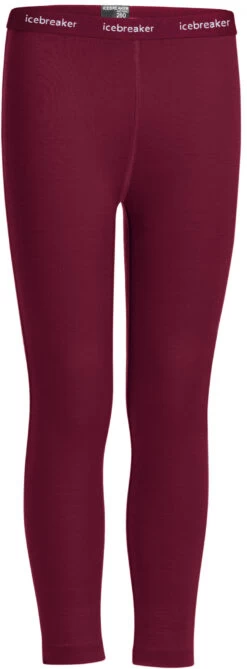 Icebreaker 260 Tech Leggings Kinderen, Roze