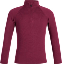 Icebreaker 260 Tech Longsleeve Met 1/2 Rits Kinderen, Roze
