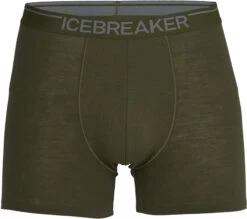 Icebreaker Anatomica Zwemboxers Heren, Olijf