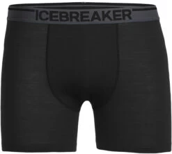 Icebreaker Anatomica Zwemboxers Heren, Zwart