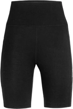 Icebreaker Fastray High Rise Shorts Dames, Zwart