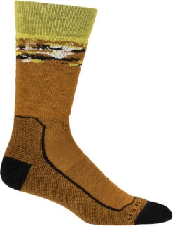 Icebreaker Hike+ Sedimentary Medium Crew Sokken Heren, Bruin