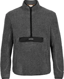 Icebreaker ICL RealFleece Sherpa LS Half Zip Midlayer Heren, Grijs