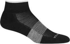 Icebreaker Multisport Light Mini Sokken Dames, Zwart/grijs