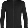 Icebreaker Quantum III LS Zip Hood Jas Heren, Zwart -Sport- En Outdoorkleding icebreaker quantum iii ls zip hood jacket men black 1