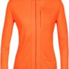 Icebreaker Quantum III LS Zip Hoodie Dames, Oranje -Sport- En Outdoorkleding icebreaker quantum iii ls zip hoodie women flash cherry 1