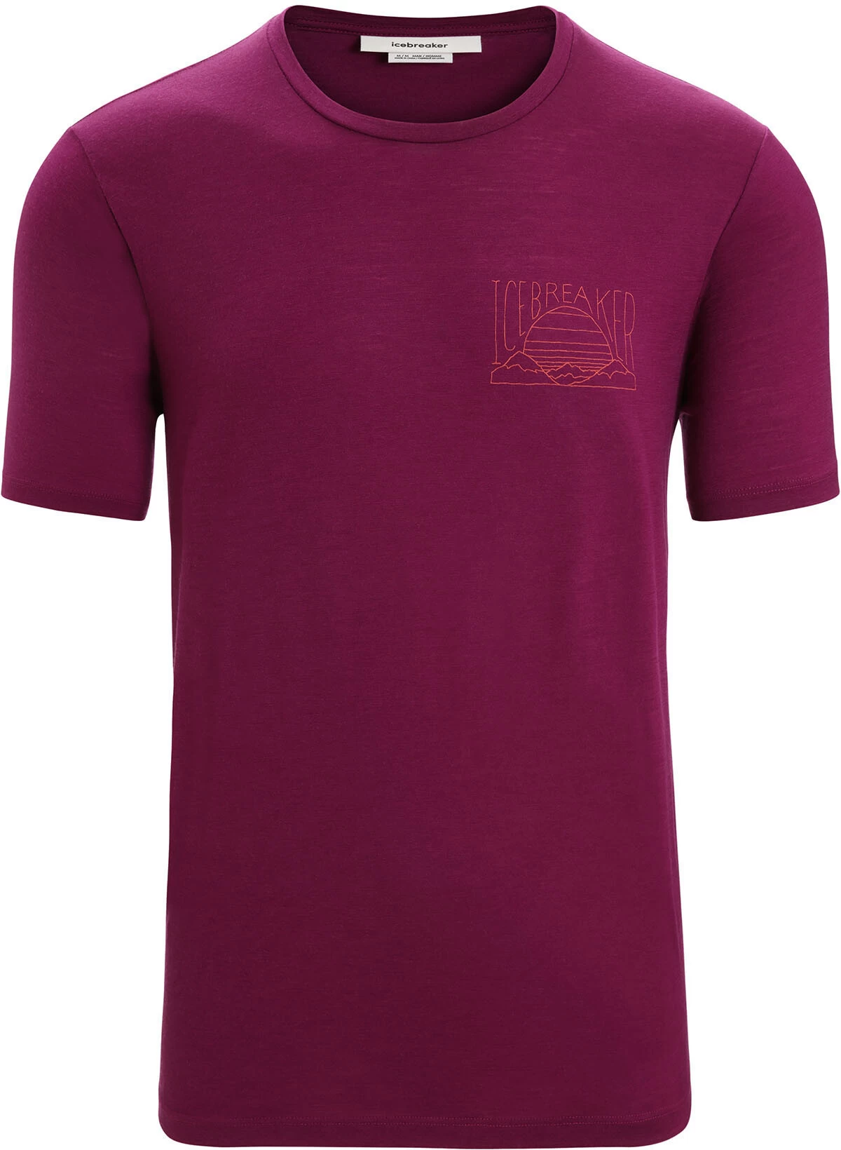 Icebreaker Tech Lite II Mountain Sunset SS Tee Men, Violet 3 Icebreaker Tech Lite II Mountain Sunset SS Tee Men, Violet