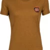 Icebreaker Tech Lite II Natural Alps SS Tee Dames, Bruin