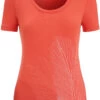 Icebreaker Tech Lite II Plume SS Scoop Tee Women, Rood 1 Icebreaker Tech Lite II Plume SS Scoop Tee Women, Rood -Sport- En Outdoorkleding icebreaker tech lite ii plume ss scoop tee women vibrant earth 1