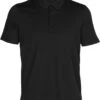 Icebreaker Tech Lite II SS Polo Heren, Zwart -Sport- En Outdoorkleding icebreaker tech lite ii ss polo men black 1