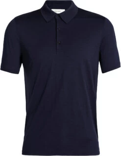 Icebreaker Tech Lite II SS Polo Heren, Blauw