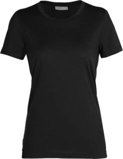 Icebreaker Tech Lite II SS Tee Dames, Zwart