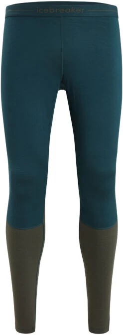 Icebreaker ZoneKnit 200 Legging Heren, Petrol/olijf