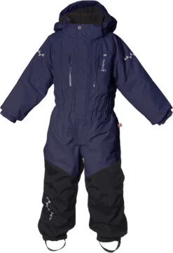 Isbjörn Of Sweden Penguin Snowsuit Kinderen, Blauw/zwart