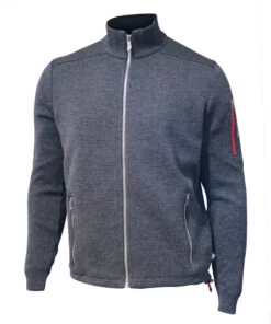 Ivanhoe Of Sweden Assar Windbreaker Jas Doorlopende Rits Heren, Blauw