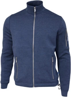 Ivanhoe Of Sweden Assar Windbreaker Jas Doorlopende Rits Heren, Blauw