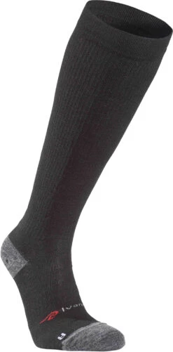 Ivanhoe Of Sweden Comp Wollen Sokken, Zwart/grijs