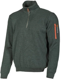 Ivanhoe Of Sweden Hadar Half Zip Sweater Men, Groen
