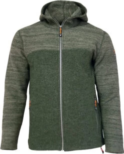 Ivanhoe Of Sweden Joel Jas Met Doorlopende Rits Heren, Olijf