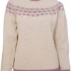 Ivanhoe Of Sweden Sire Pullover Met Ronde Hals Dames, Wit -Sport- En Outdoorkleding ivanhoe of sweden sire crew neck pullover women off white 1