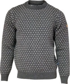 Ivanhoe Of Sweden Sverre Pullover Met Ronde Hals Heren, Grijs