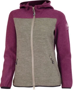 Ivanhoe Of Sweden Zoya Hooded Jacket Dames, Bruin/roze