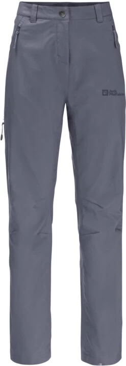 Jack Wolfskin Active Track Pants Women, Grijs