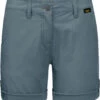 Jack Wolfskin Desert Korte Broek Dames, Groen -Sport- En Outdoorkleding jack wolfskin desert shorts women teal grey 1