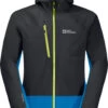 Jack Wolfskin Eagle Peak 2L Jas Heren, Zwart/blauw -Sport- En Outdoorkleding jack wolfskin eagle peak 2l jacket men phantom 1