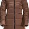 Jack Wolfskin Eisbach Jas Dames, Bruin -Sport- En Outdoorkleding jack wolfskin eisbach coat women hazelnut brown 1
