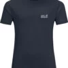 Jack Wolfskin Essential SS Shirt Kinderen, Blauw 1 Jack Wolfskin Essential SS Shirt Kinderen, Blauw -Sport- En Outdoorkleding jack wolfskin essential ss shirt kids night blue 1