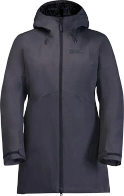 Jack Wolfskin Heidelstein Geïsoleerde Jas Dames, Grijs