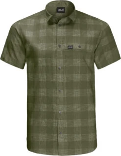 Jack Wolfskin Highlands SS Shirt Heren, Groen