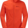Jack Wolfskin Kolbenberg FZ Jasje Heren, Oranje -Sport- En Outdoorkleding jack wolfskin kolbenberg fz jacket men wild brier 1