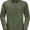Jack Wolfskin Lakeside Roll-Up Shirt Heren, Groen 1 Jack Wolfskin Lakeside Roll-Up Shirt Heren, Groen -Sport- En Outdoorkleding jack wolfskin lakeside roll up shirt men greenwood 1