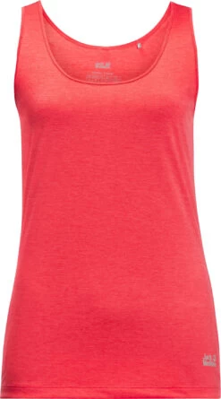 Jack Wolfskin Pack & Go Tank Dames, Rood
