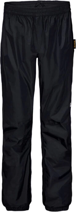 Jack Wolfskin Rain Broek Kinderen, Zwart