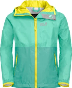 Jack Wolfskin Rainy Days Jas Kinderen, Turquoise