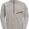 Jack Wolfskin Rebel Fleece Trui Heren, Grijs -Sport- En Outdoorkleding jack wolfskin rebel fleece sweater men ash grey 1
