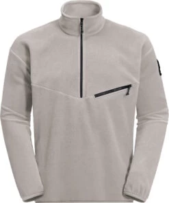 Jack Wolfskin Rebel Fleece Trui Heren, Grijs
