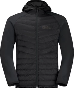 Jack Wolfskin Routeburn Pro Hybride Jas Heren, Zwart