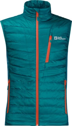 Jack Wolfskin Routeburn Pro Geïsoleerd Vest Heren, Blauw