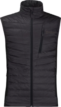 Jack Wolfskin Routeburn Pro Geïsoleerd Vest Heren, Zwart