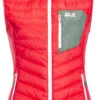 Jack Wolfskin Routeburn Vest Dames, Rood -Sport- En Outdoorkleding jack wolfskin routeburn vest women tulip red 1