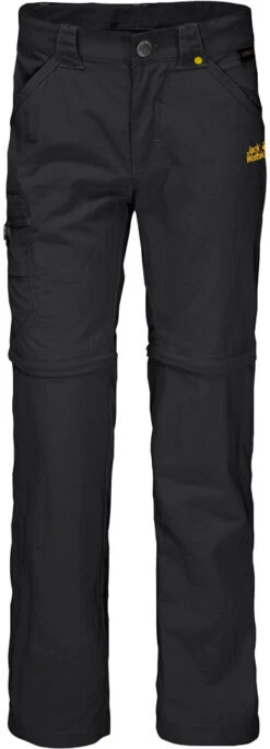 Jack Wolfskin Safari Afritsbroek Kinderen, Zwart