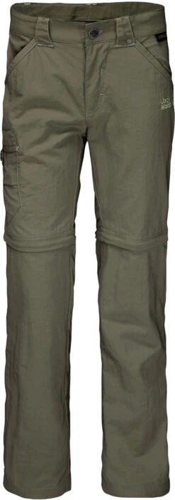 Jack Wolfskin Safari Afritsbroek Kinderen, Olijf