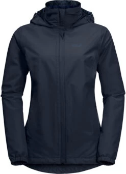 Jack Wolfskin Stormy Point Jas Dames, Blauw