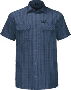 Jack Wolfskin Thompson Shirt Heren, Blauw