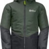 Jack Wolfskin Trios Jas Kinderen, Groen/grijs -Sport- En Outdoorkleding jack wolfskin trios jacket kids thyme green 1