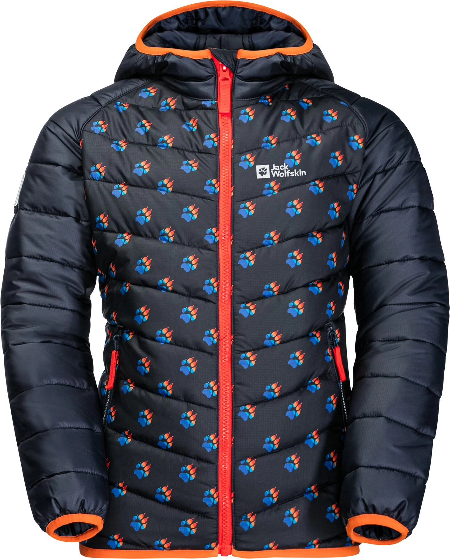 Jack Wolfskin Zenon Print Jas Kinderen, Blauw 3 Jack Wolfskin Zenon Print Jas Kinderen, Blauw